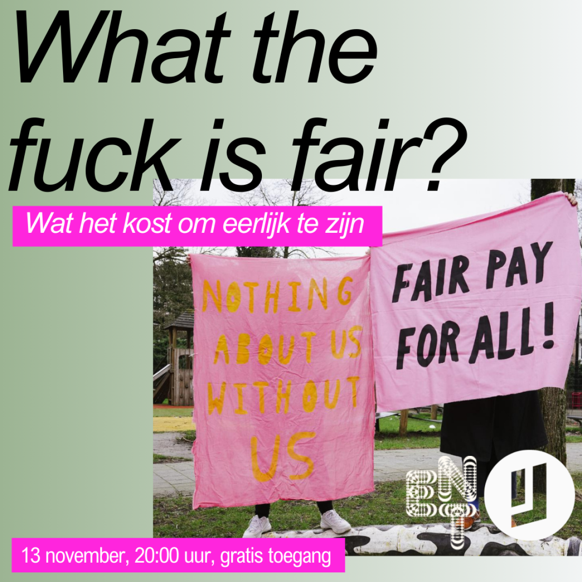 TALK: WHAT THE FUCK IS FAIR?: 2024-11-13 20:00:00